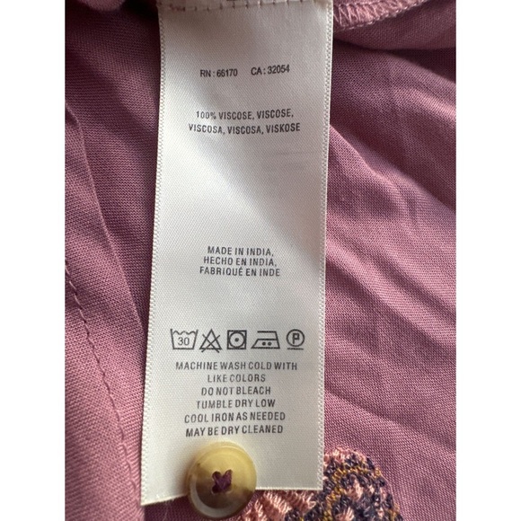 Anthropologie Hot Air Balloon Embroidered Long Sleeve Button Down Shirt - Picture 11 of 14